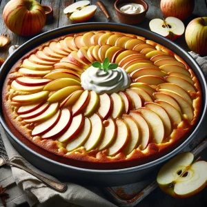 apfel-schmand-kuchen in 10 minuten