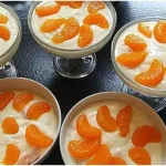 nachtisch mit quark und vanillepudding