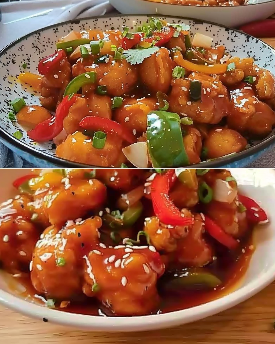 Süß-saures Hühnchen ist besser als chinesisches Restaurant! Die Sauce ist die absolute Bombe!