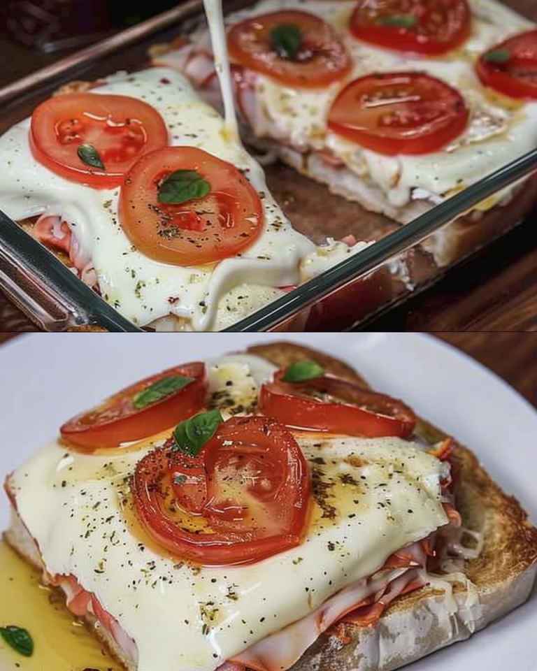 Mozzarella-Toast-Auflauf – am nächsten Tag noch besser