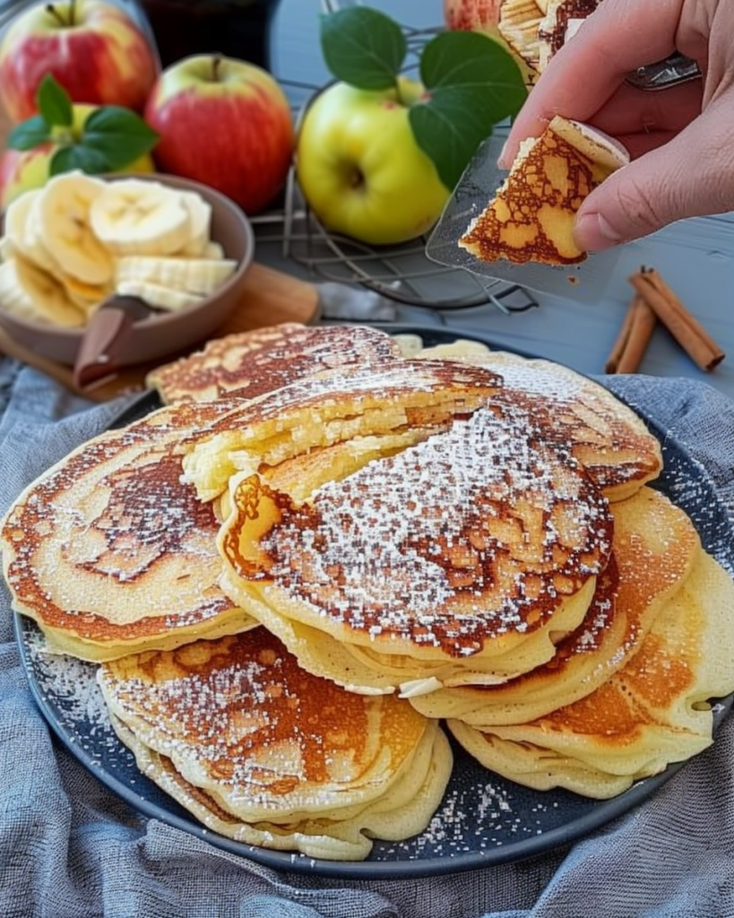 Apfel-Joghurt-Pfannkuchen – Boahh, ein Traum!