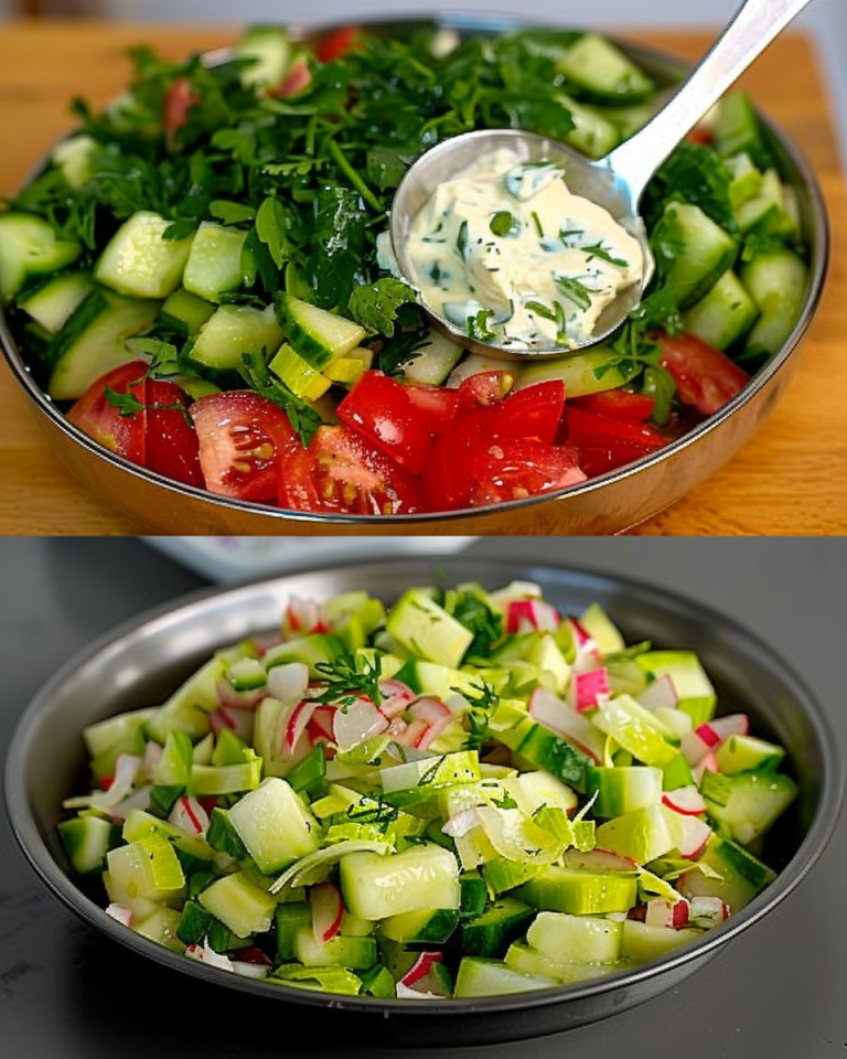 Essen Sie diesen Gurkensalat jeden Tag zum Abendessen und Sie werden Bauchfett verlieren!