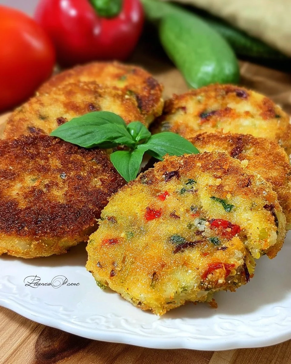 Cotolette di patate e verdure croccanti, un piatto vegetariano sfizioso