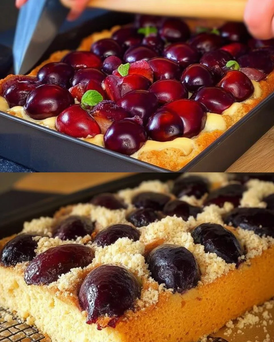 Französischer Pflaumenkuchen fertig in 10 Minuten