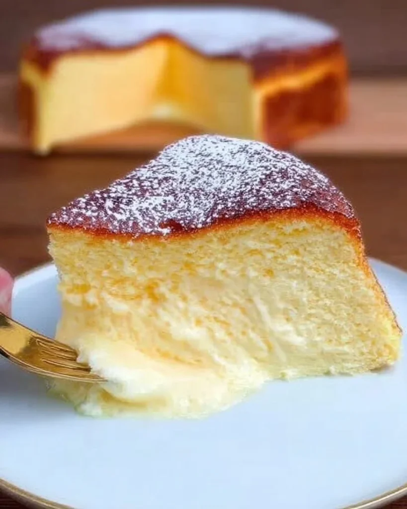 Griechischer Joghurt Kuchen mit Puddingpulver und frischen Früchten.