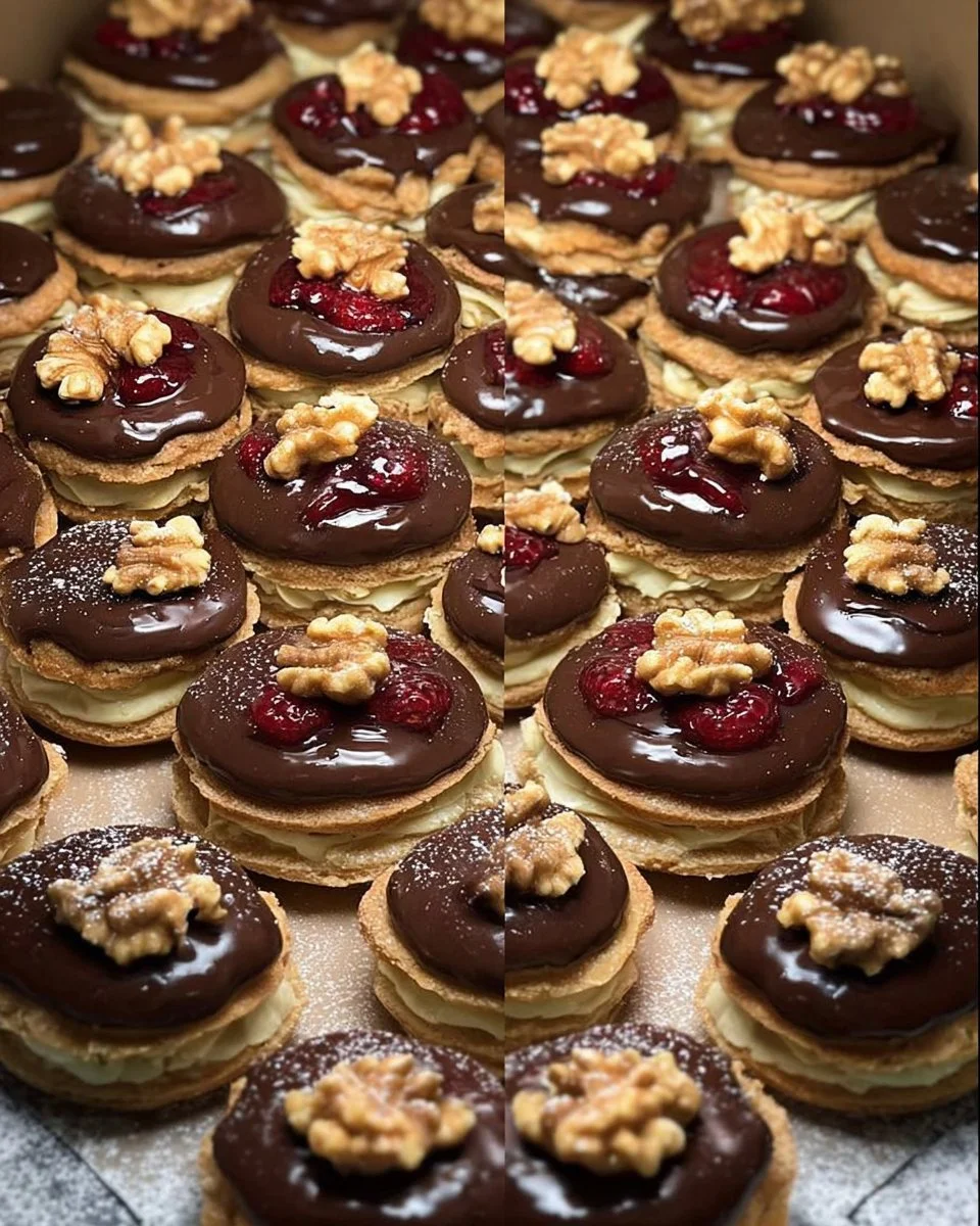 Ischler Törtchen – köstliche Schokoladengebäcke mit Marmeladefüllung