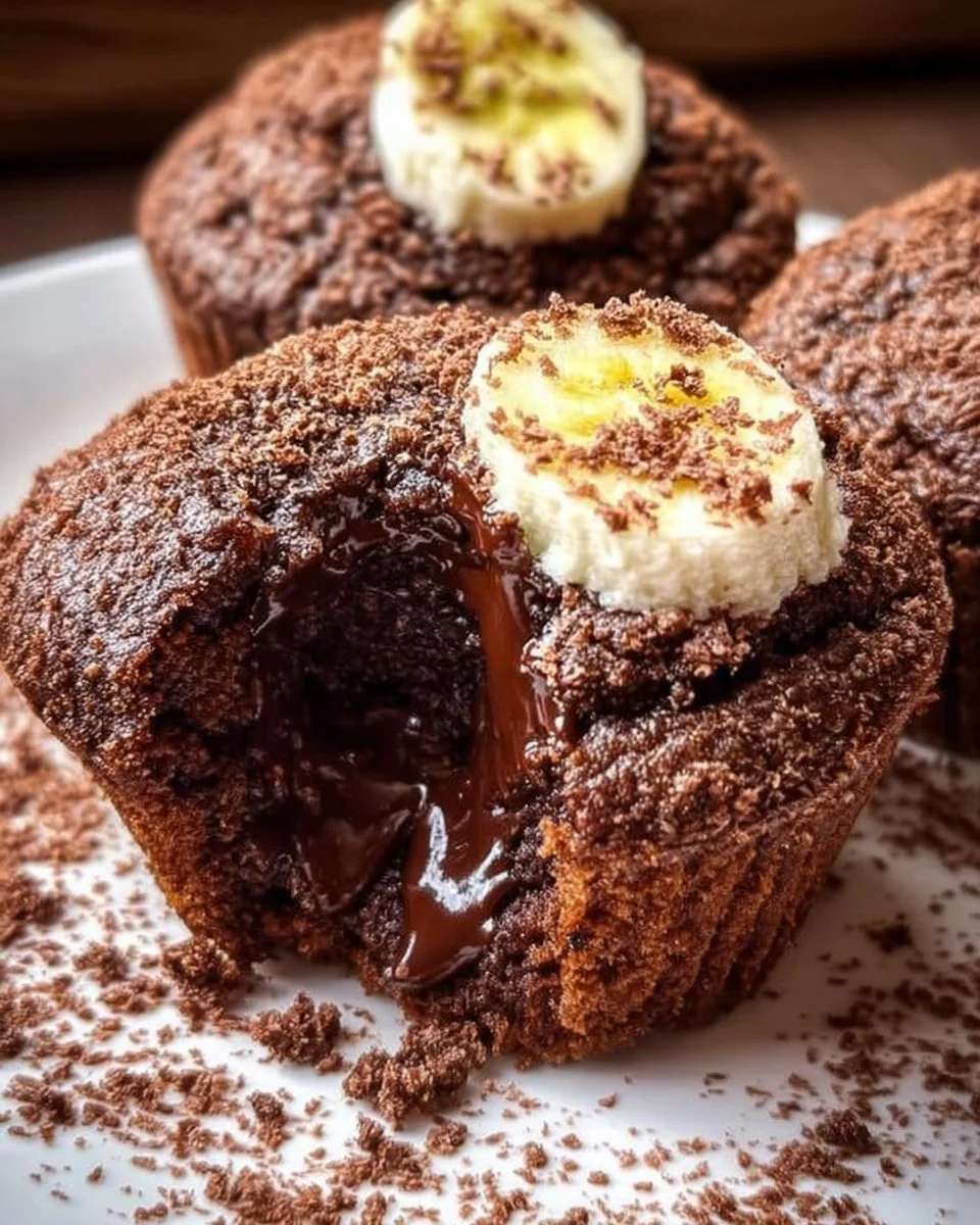 Schokoladige Maulwurf-Muffins auf einem Teller, perfekt für jeden Anlass.