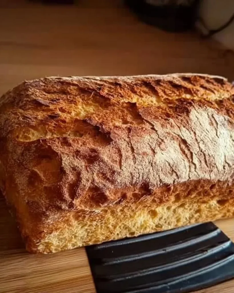 Schnelles und einfaches Brot frisch aus dem Ofen