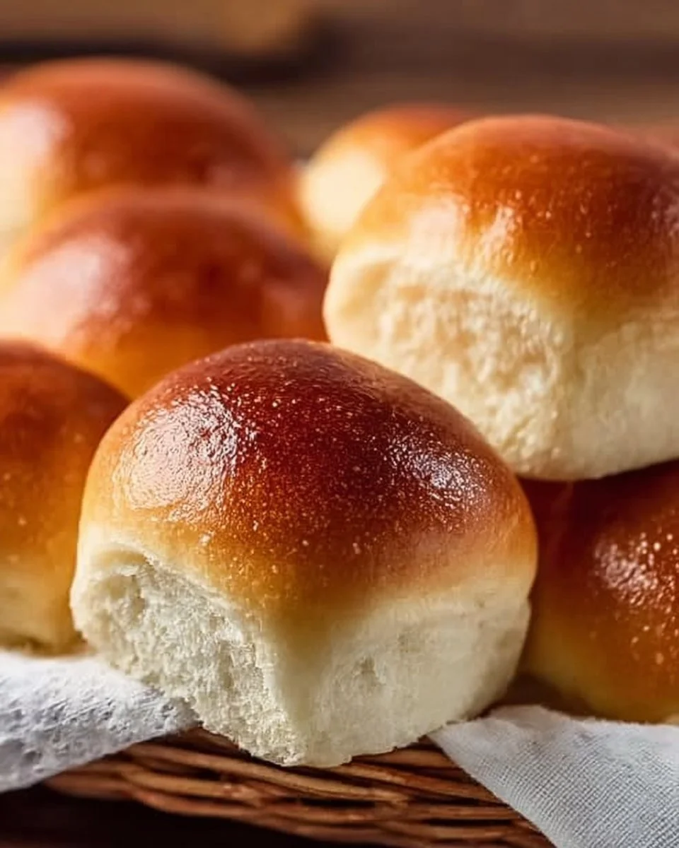 Fluffige Milchbrötchen frisch aus dem Ofen