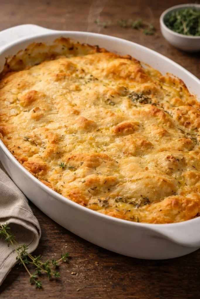 Cremige Pasta mit Prosciutto auf einem Teller serviert