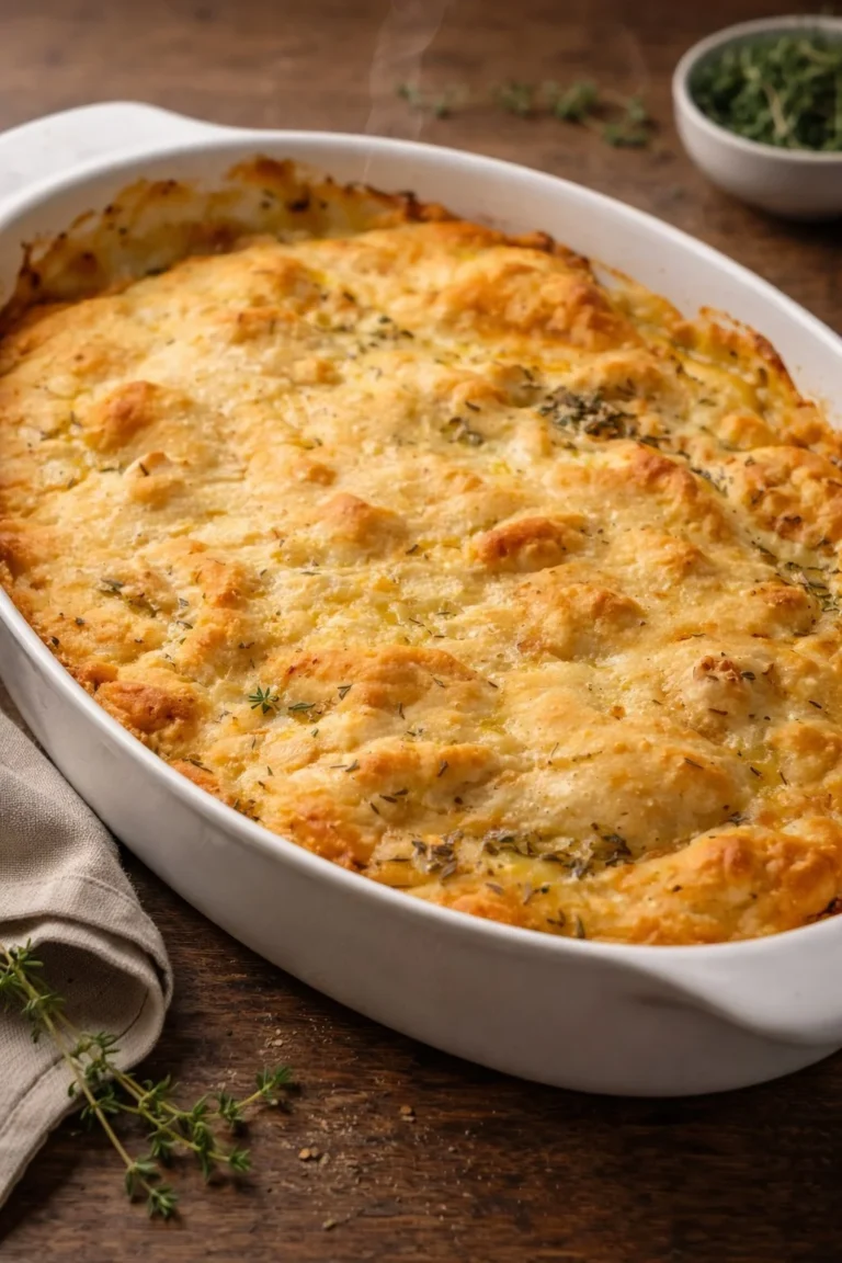 Cremige Pasta mit Prosciutto auf einem Teller serviert