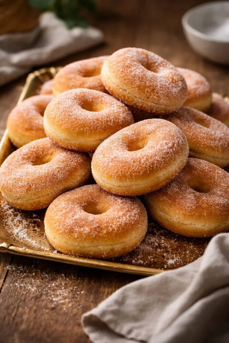 Köstliche, selbstgemachte Donuts aus einfachen Zutaten