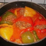 Gefüllte Paprika nach Uroma Susanne, Klassiker der deutschen Küche.
