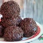 Delicious homemade Rumkugeln, a traditional German chocolate treat.