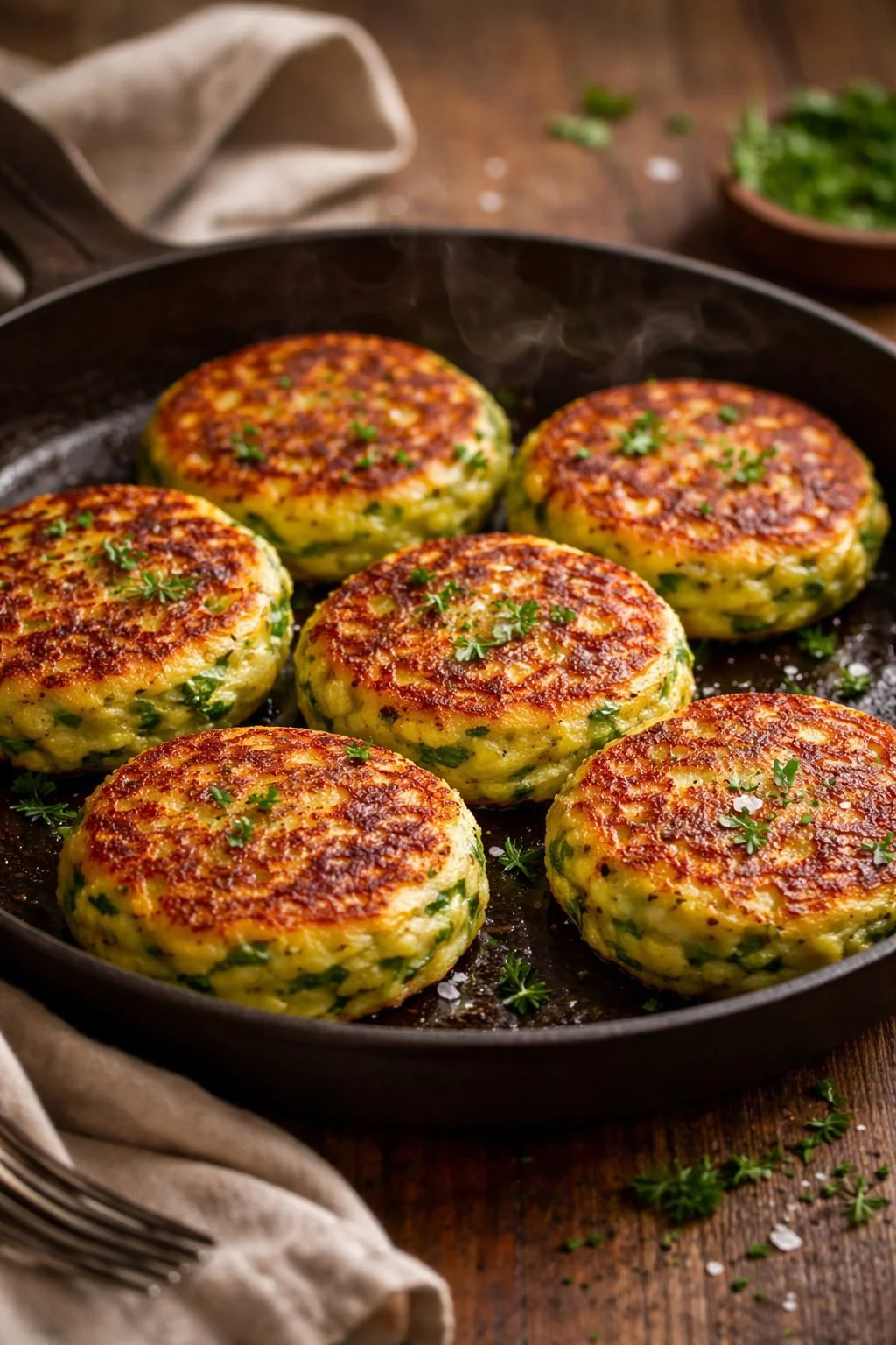 Zucchini-Burger in 5 Minuten zubereiten mit frischen Zutaten